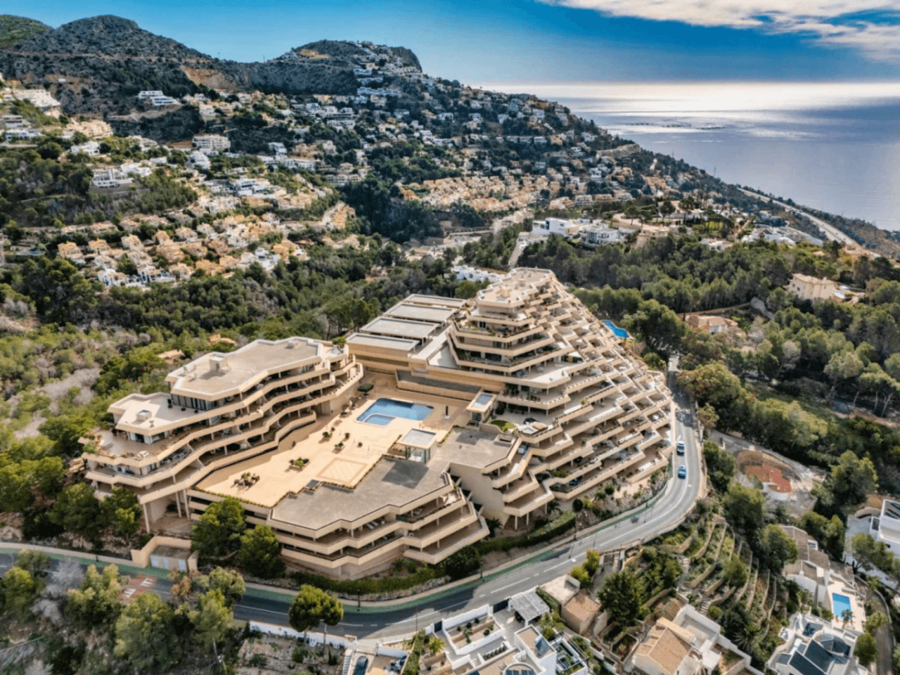 Penthouse in Altea la Vella met Uitzicht op Zee