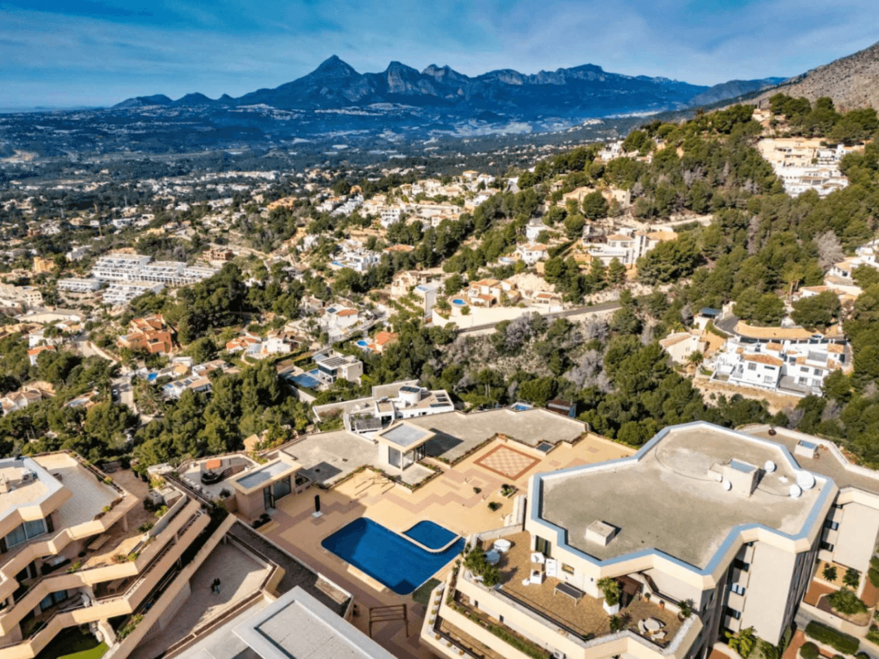 Penthouse in Altea la Vella met Uitzicht op Zee