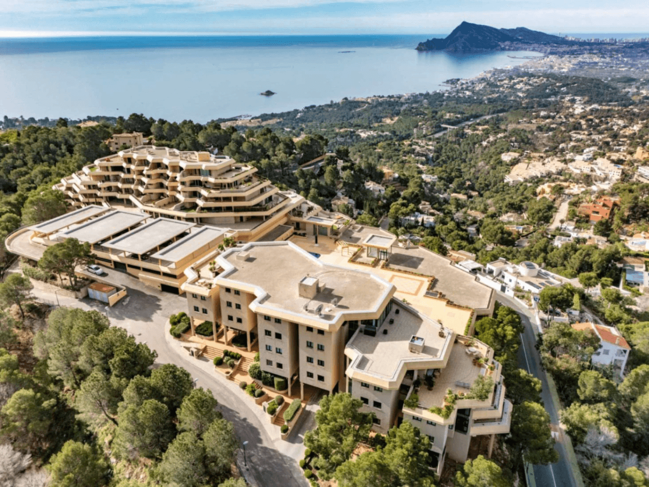 Penthouse in Altea la Vella met Uitzicht op Zee