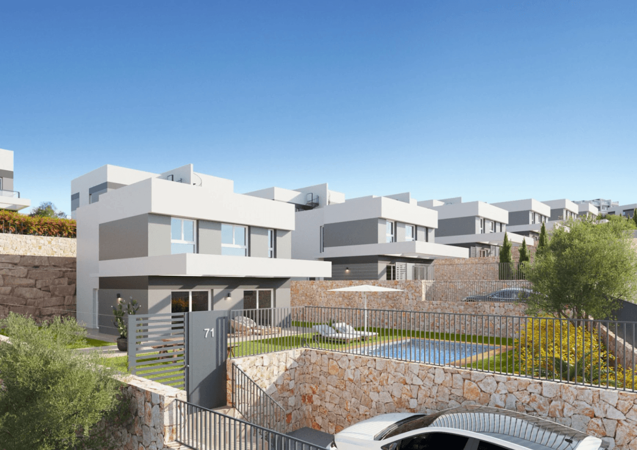 Exclusief chalet met 4 slaapkamers: Klaar om in te trekken in Balcon de Finestrat!